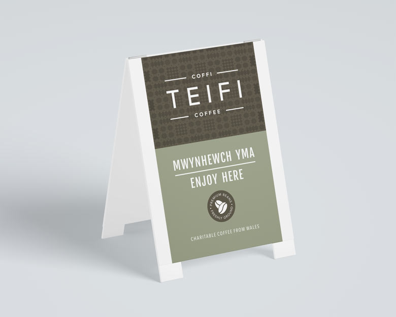Graphic design - Teifi Coffee