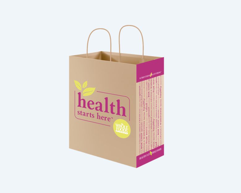 Whole Foods bag design