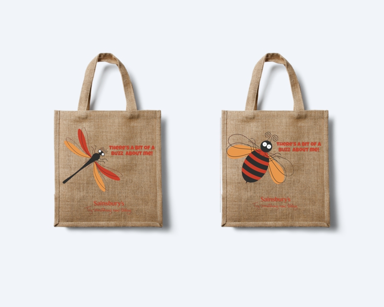 Bag designs for Sainsbury's